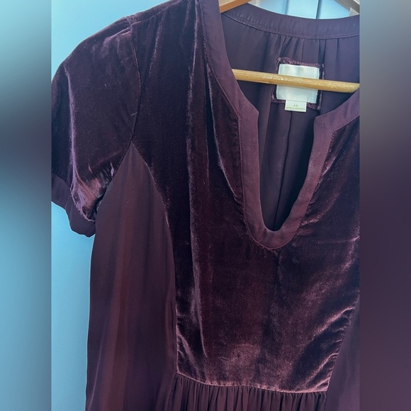 Anthropologie | Maeve | Women’s | Ingrid Velvet Swing Tunic Mini | Dress | XS - Picture 3 of 5